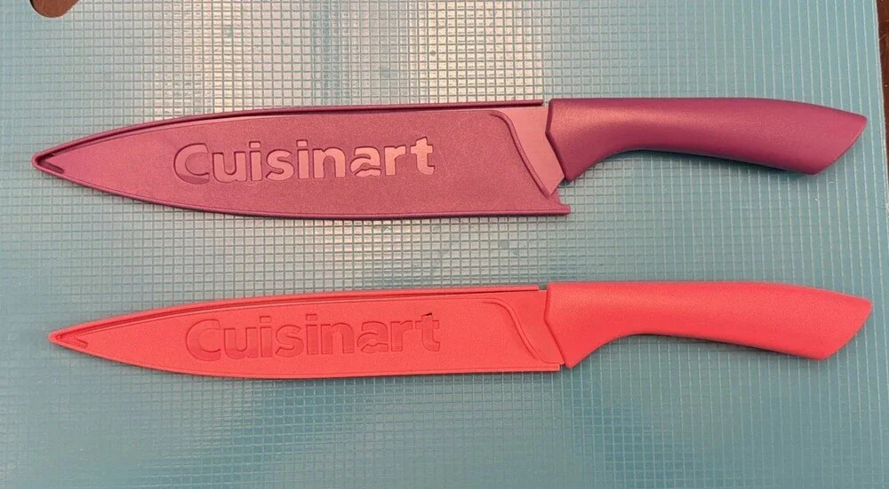 Cuisinart Ceramic Coated Colored Knives 2-pieces Stainless Steel Dishwasher Safe